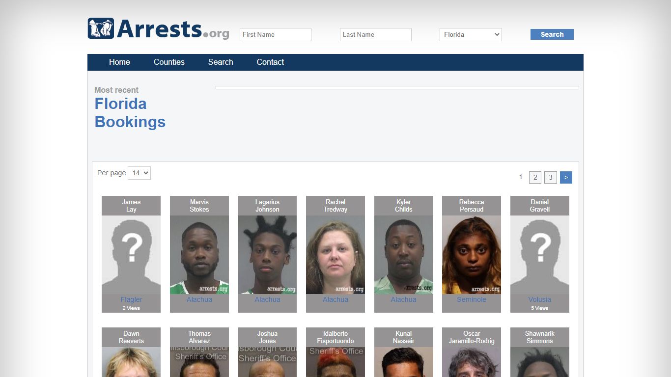 Florida Arrests and Inmate Search